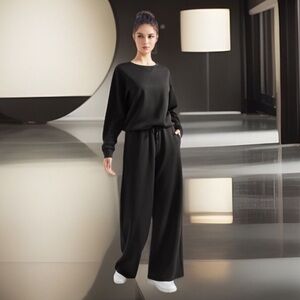 2Pc SET SUUKSESS MODAL OVERSIZED LOUNGE Breathable, Quick drying, 4-way stretchy